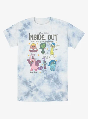 Disney Pixar Inside Out 2 All The Feels Tie-Dye T-Shirt