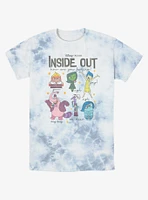 Disney Pixar Inside Out 2 All The Feels Tie-Dye T-Shirt