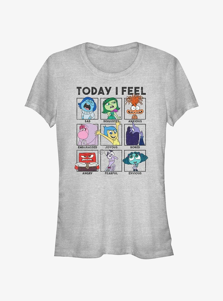 Disney Pixar Inside Out 2 Today I Feel Girls T-Shirt