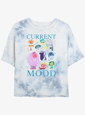 Disney Pixar Inside Out 2 Current Mood Girls Tie-Dye Crop T-Shirt