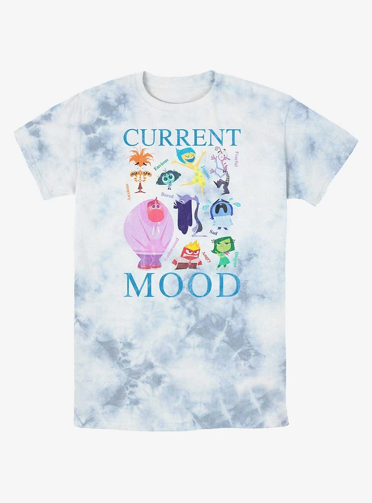 Disney Pixar Inside Out 2 Current Mood Tie-Dye T-Shirt