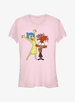 Disney Pixar Inside Out 2 Joy And Anxiety Girls T-Shirt