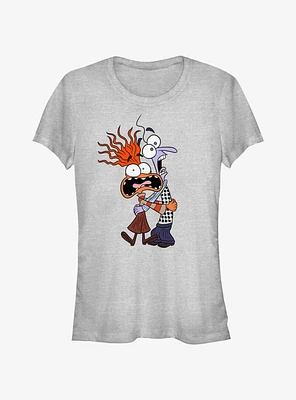 Disney Pixar Inside Out 2 Anxiety And Fear Girls T-Shirt