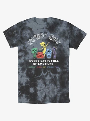 Disney Pixar Inside Out 2 Every Day Emotions Tie-Dye T-Shirt