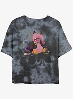 Disney Pixar Inside Out 2 Bing Bong Sweet Tears Girls Tie-Dye Crop T-Shirt