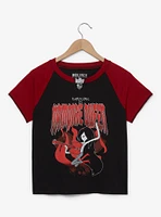 Adventure Time Marceline Vampire Queen Women's Cropped Raglan Baby Tee - BoxLunch Exclusive