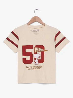 Peanuts Snoopy Athletic Department Women's T-Shirt — BoxLunch Exclusive