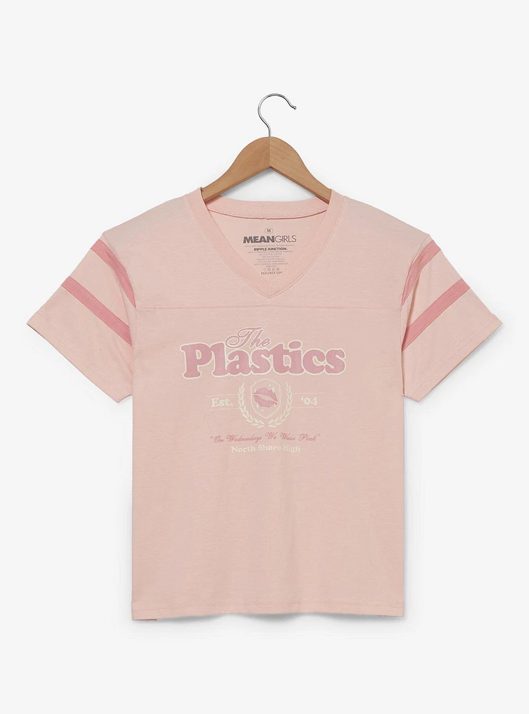 Mean Girls The Plastics Women's Football T-Shirt — BoxLunch Exclusive