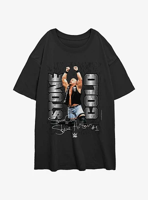 WWE Stone Cold Signature Girls Oversized T-Shirt