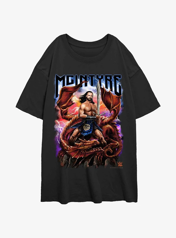 WWE Drew McIntyre Dragon Girls Oversized T-Shirt