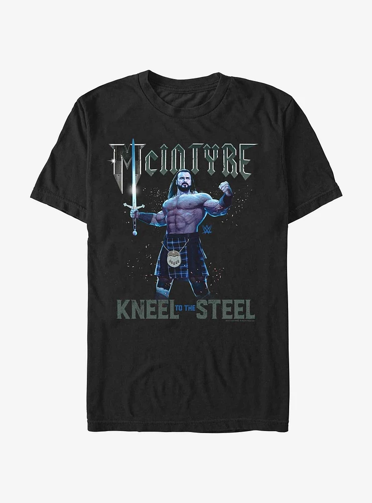 WWE Drew McIntyre Kneel To The Steel T-Shirt