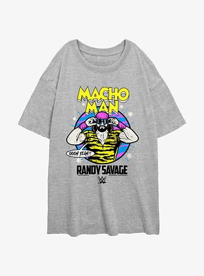 WWE Macho Man Randy Savage Girls Oversized T-Shirt
