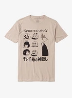 Studio Ghibli® Spirited Away Character Grid T-Shirt