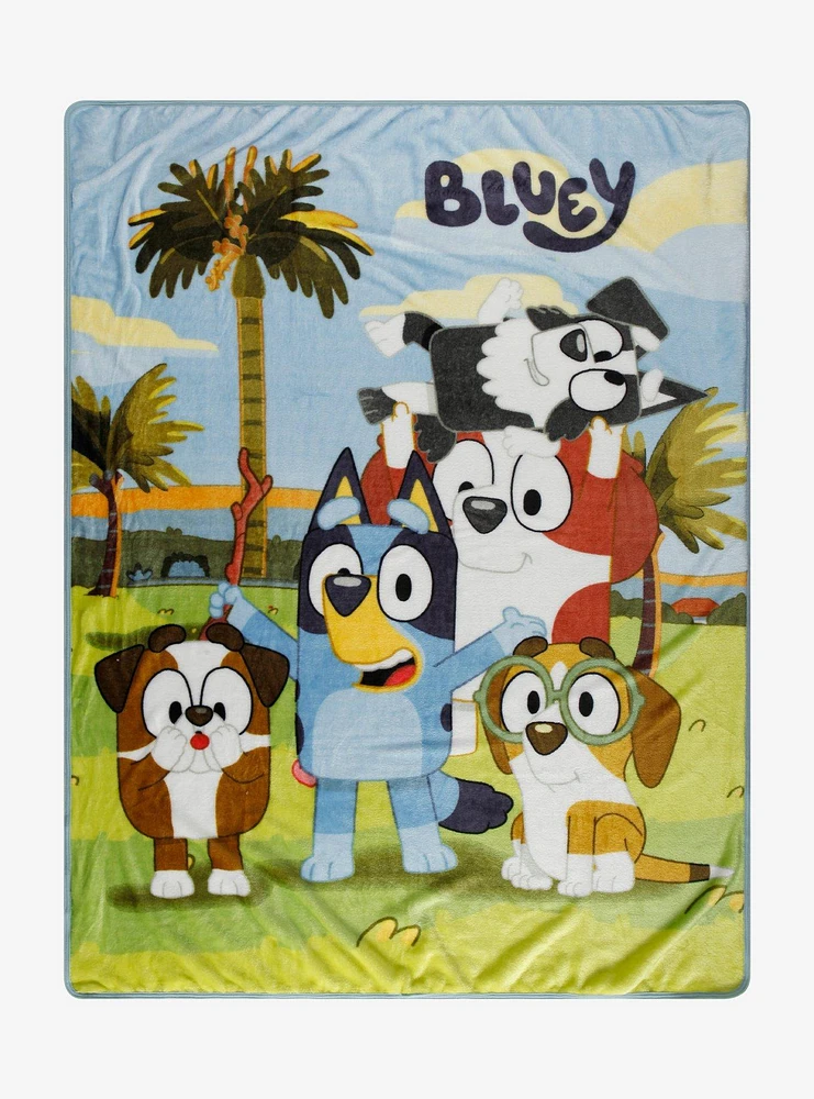 Bluey Friends Throw Blanket