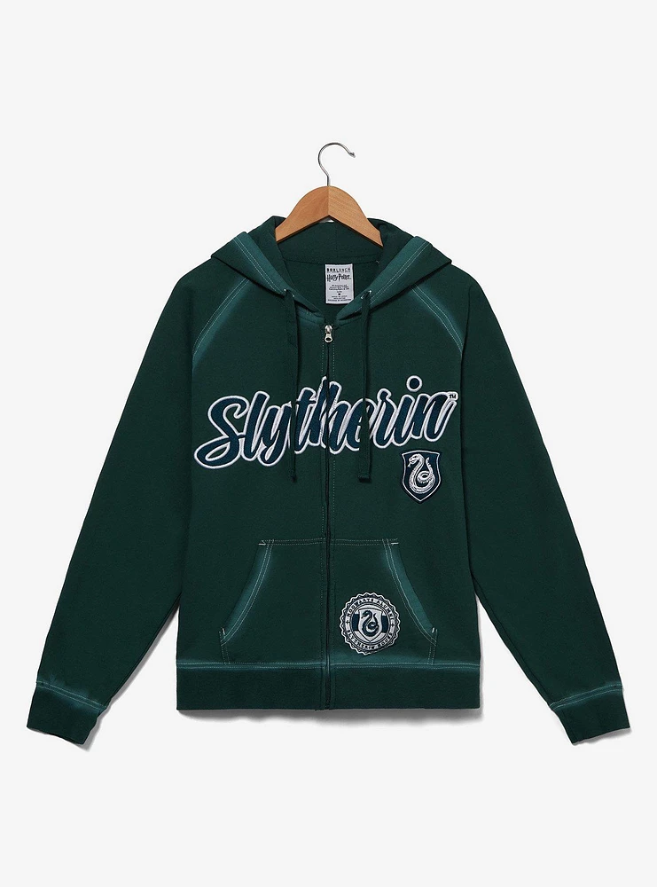 Harry Potter Slytherin Women's Zippered Hoodie