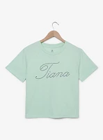 Disney the Princess and Frog Tiana Rhinestone Women's Cropped T-Shirt — BoxLunch Exclusive