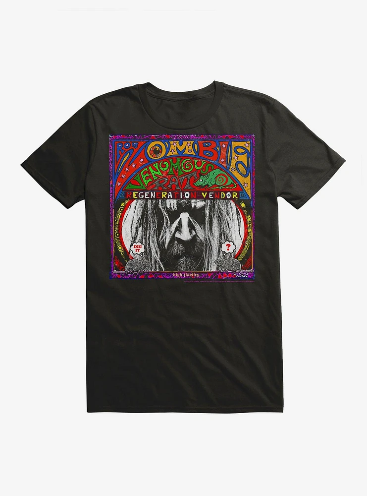 Rob Zombei Venomous Rat Regeneration Vendor T-Shirt