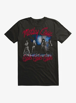 Motley Crue Girls Group Photo T-Shirt
