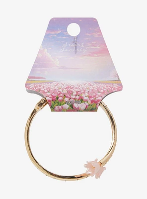 Sweet Society Floral Wraparound Bangle Bracelet