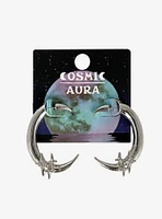 Cosmic Aura Crescent Moon Ear Jackets