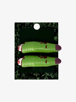 Zombie Finger Hair Clip Set