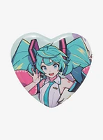 Hatsune Miku Heart 3 Inch Button