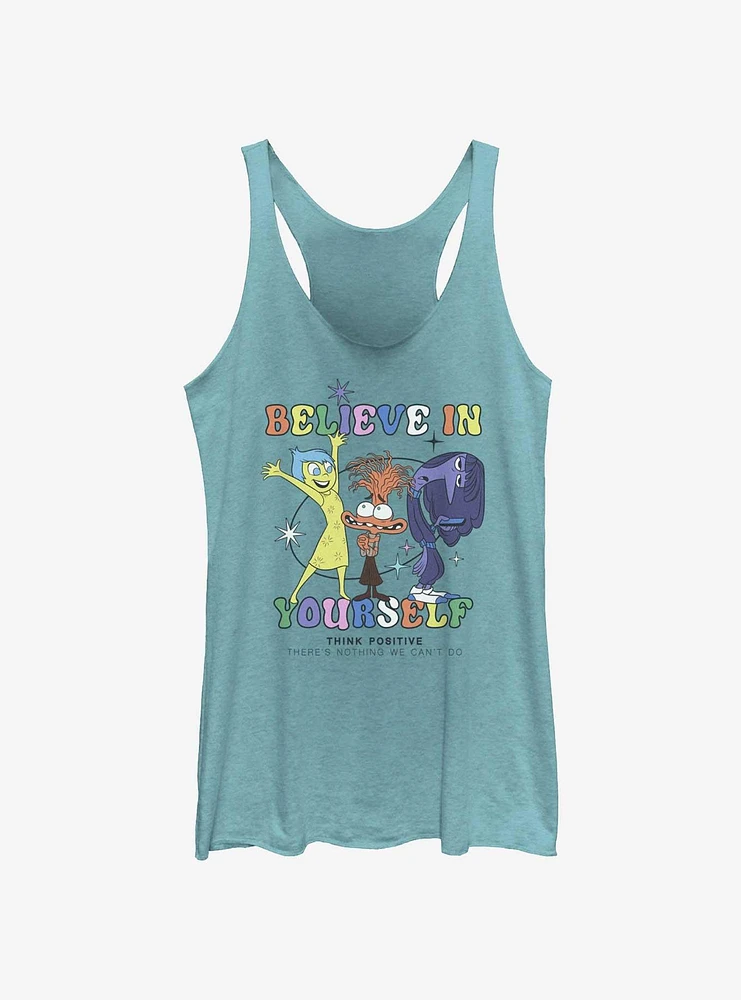 Disney Pixar Inside Out 2 Joy Believe Yourself Girls Tank