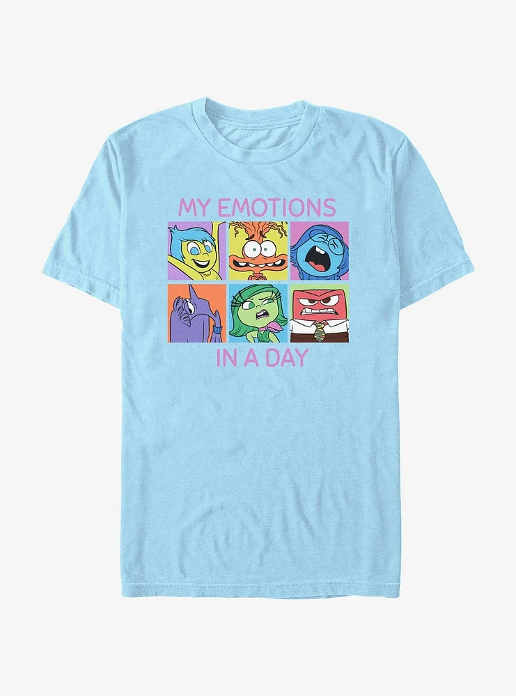 Disney Pixar Inside Out 2 My Emotions A Day T-Shirt