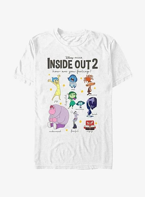 Disney Pixar Inside Out 2 Textbook Of Emotions T-Shirt