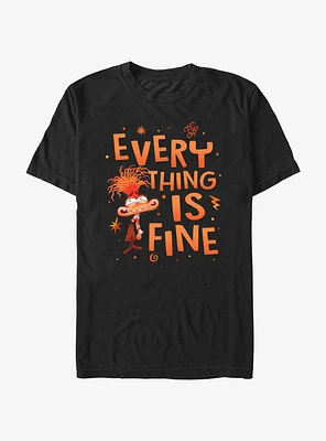 Disney Pixar Inside Out 2 This Is Fine T-Shirt