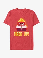 Disney Pixar Inside Out 2 Angry Fired Up T-Shirt