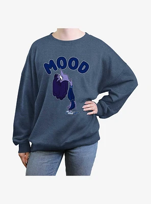 Disney Pixar Inside Out 2 Ennui Mood Girls Oversized Sweatshirt