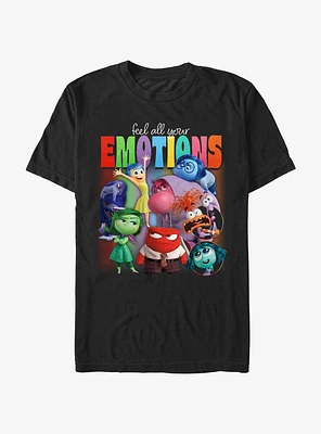 Disney Pixar Inside Out 2 Feel Your Emotions T-Shirt