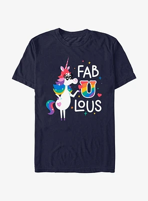 Disney Pixar Inside Out 2 Unicorn Fabulous Rainbow T-Shirt