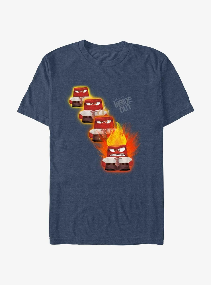 Disney Pixar Inside Out 2 Slow Burn Anger T-Shirt