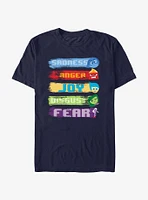 Disney Pixar Inside Out 2 Stripe Tripe T-Shirt