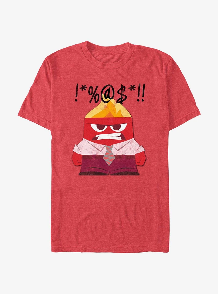 Disney Pixar Inside Out 2 Anger Shout T-Shirt