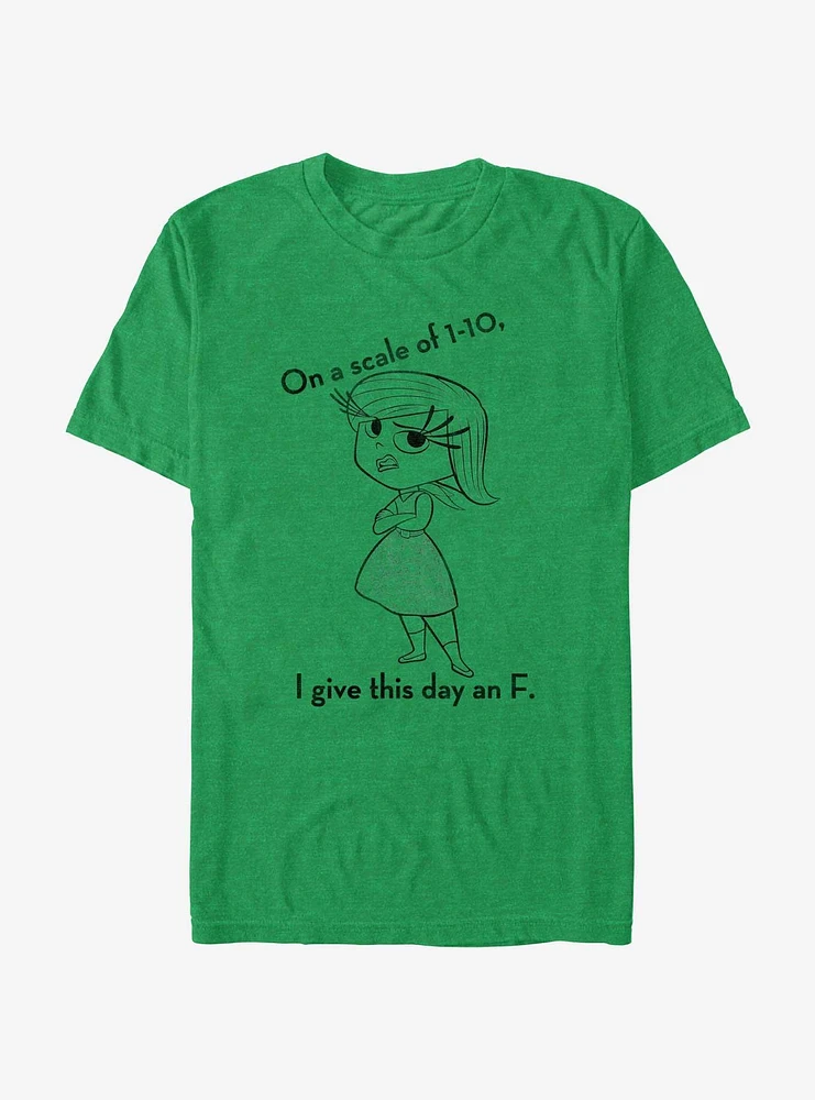 Disney Pixar Inside Out 2 Disgust This Day Is An F T-Shirt