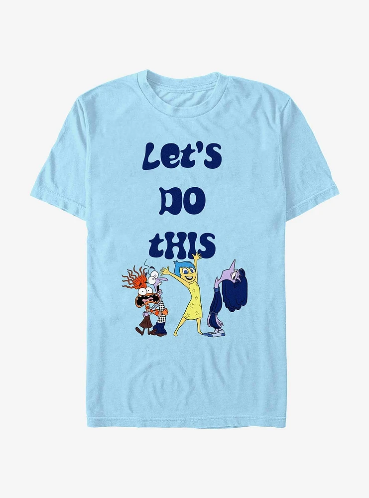 Disney Pixar Inside Out 2 Let's Do This T-Shirt