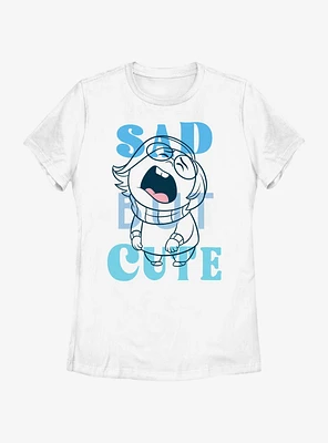 Disney Pixar Inside Out 2 Sad But Cute Womens T-Shirt