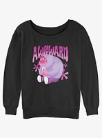 Disney Pixar Inside Out 2 Always Awkward Womens Slouchy Sweatshirt