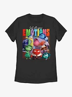 Disney Pixar Inside Out 2 Feel Your Emotions Womens T-Shirt