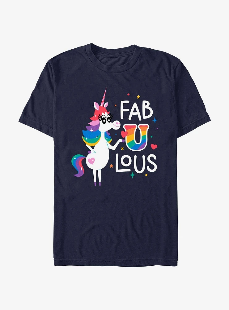 Disney Pixar Inside Out 2 Unicorn Fabulous Rainbow T-Shirt