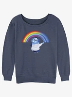 Disney Pixar Inside Out 2 Sadness Cheer Up Womens Slouchy Sweatshirt