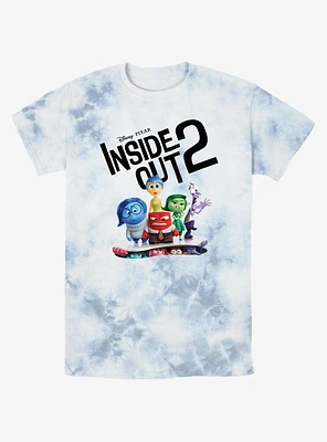 Disney Pixar Inside Out 2 Movie Poster Tie-Dye T-Shirt