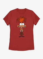 Disney Pixar Inside Out 2 Anxious Anxiety Womens T-Shirt