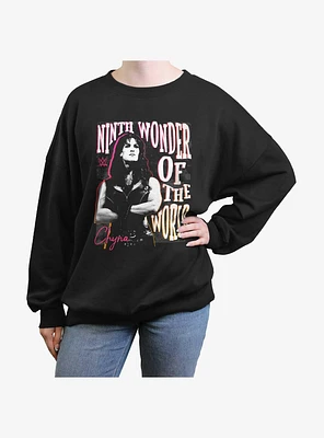 WWE Ninth Wonder Chyna Girls Oversized Sweatshirt