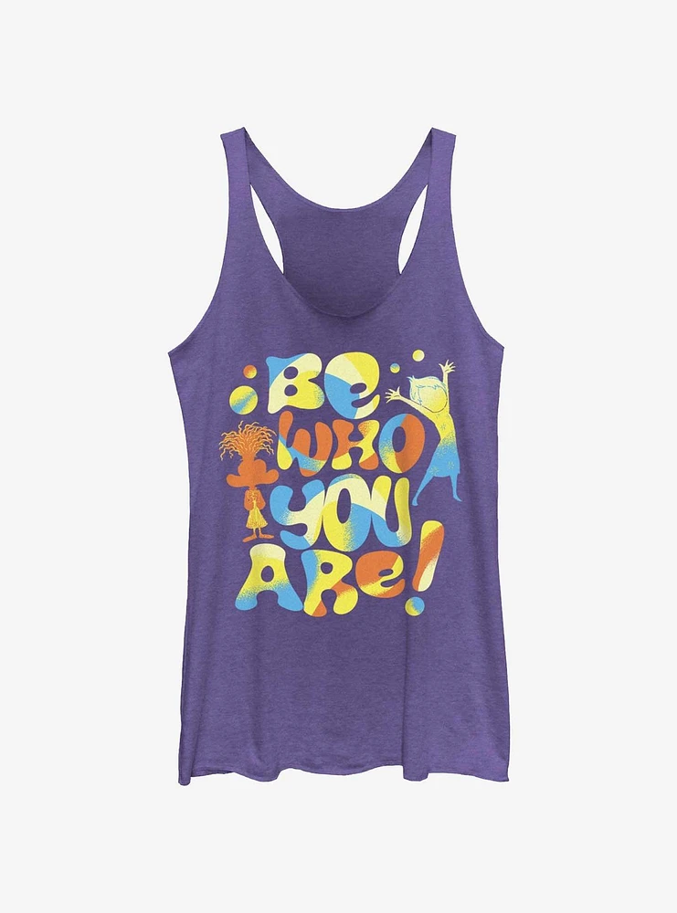 Disney Pixar Inside Out 2 Be Who You Are Womens Tank Top