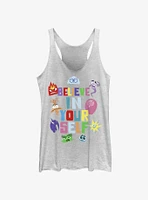 Disney Pixar Inside Out 2 Believe Your Self Womens Tank Top