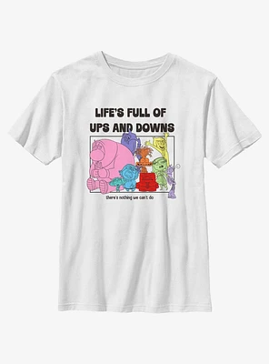 Disney Pixar Inside Out 2 Life's Full Of Ups And Downs Youth T-Shirt